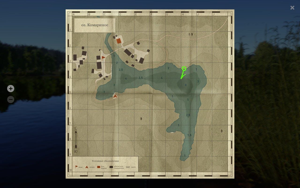 Mosquito Lake — Map