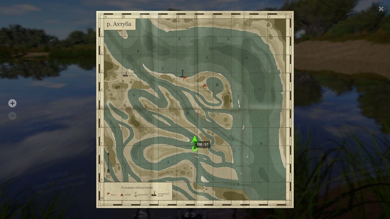 Akhtuba River — Map