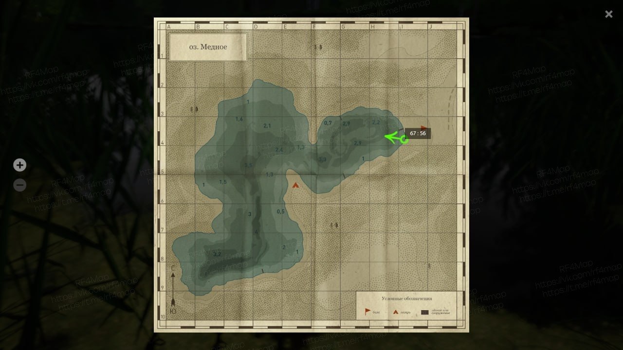 Copper Lake — Map
