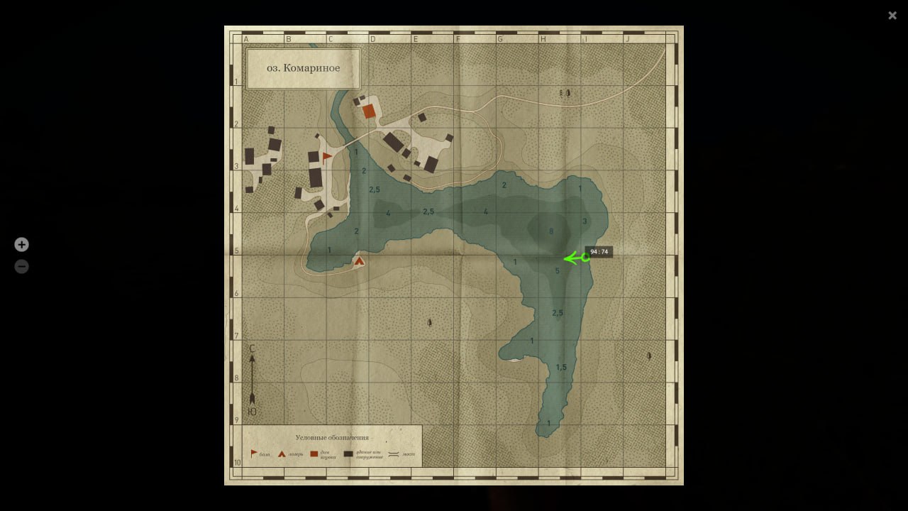 Mosquito Lake — Map