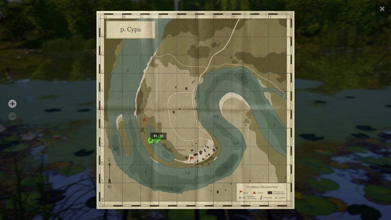 Sura River — Map