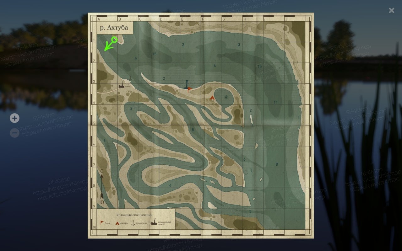 Akhtuba River — Map