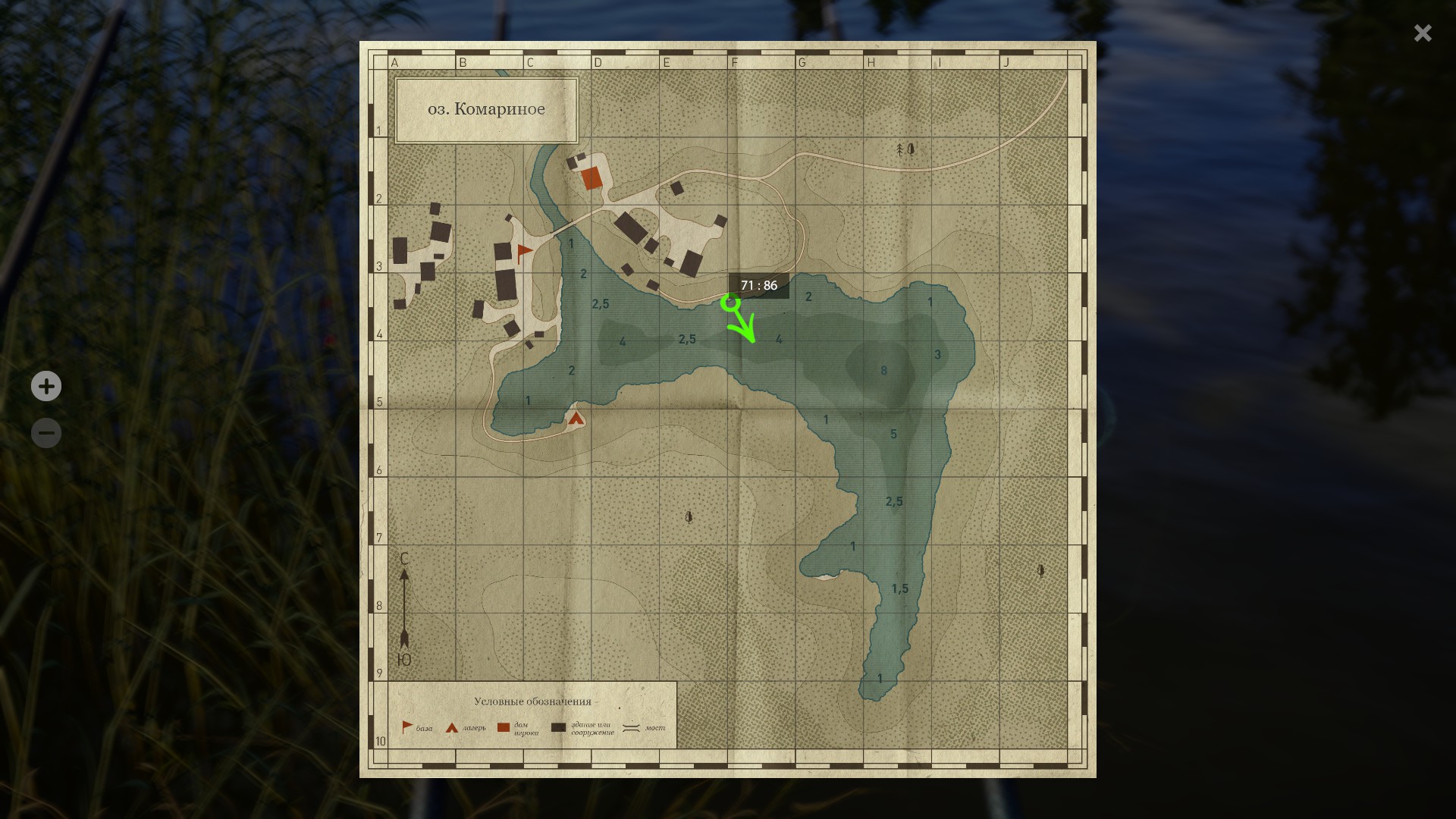 Mosquito Lake — Map