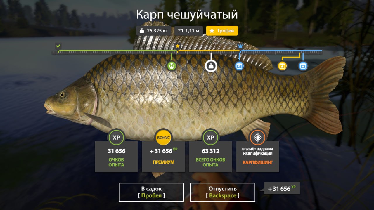 Трофей — Озеро Старый Острог