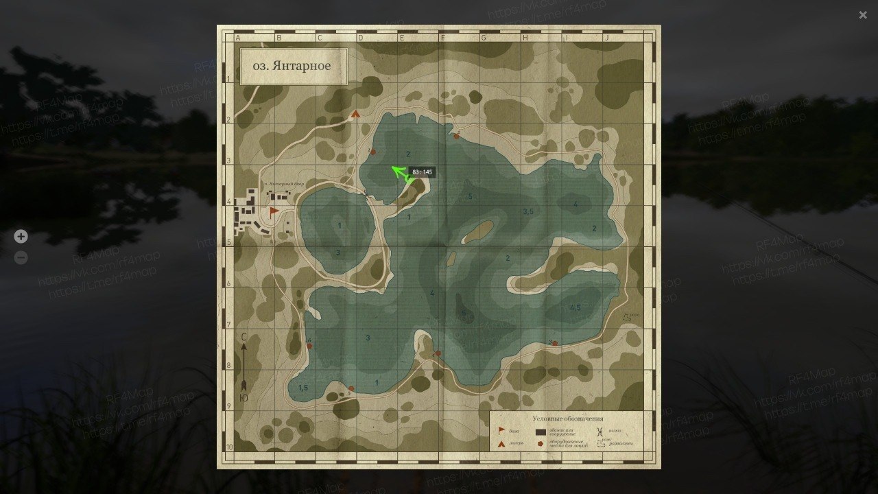 The Amber Lake — Map