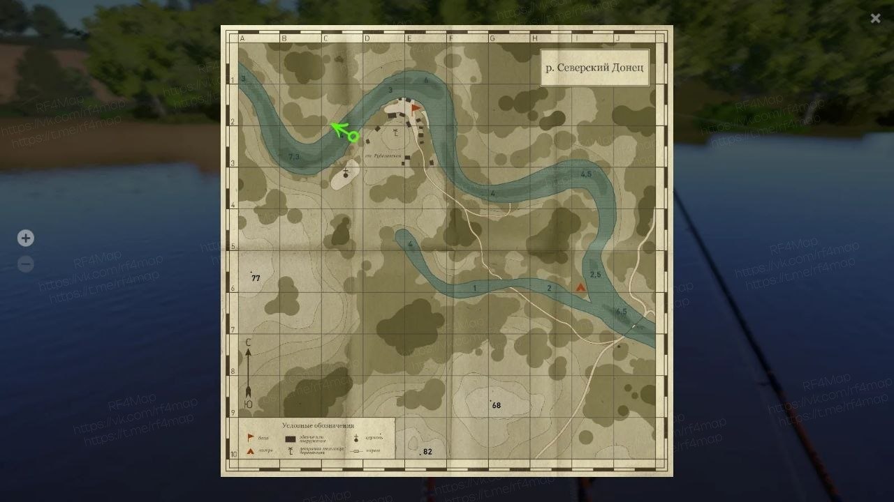 Seversky Donets River — Map
