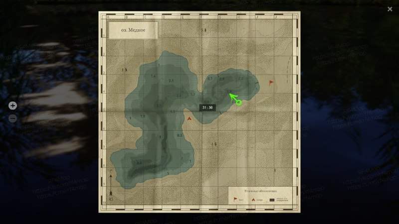 Copper Lake — Map