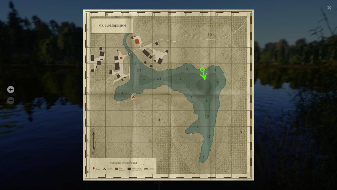 Mosquito Lake — Map