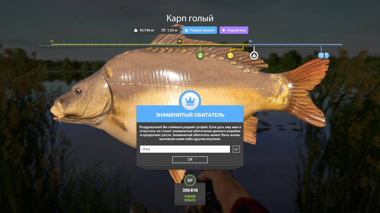 Трофей — Озеро Янтарное