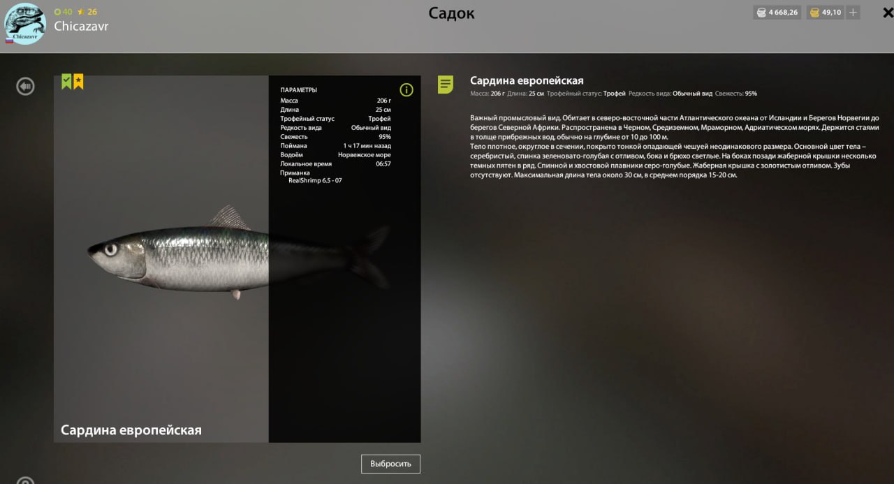 Трофей — Норвежское море