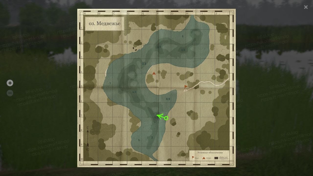 Bear Lake — Map