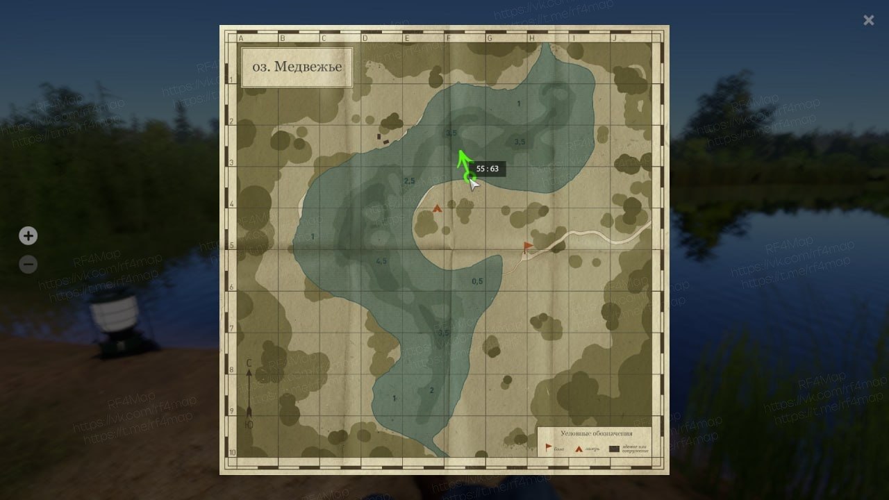 Bear Lake — Map
