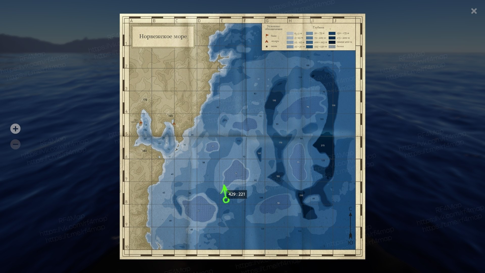 Norwegian Sea — Map
