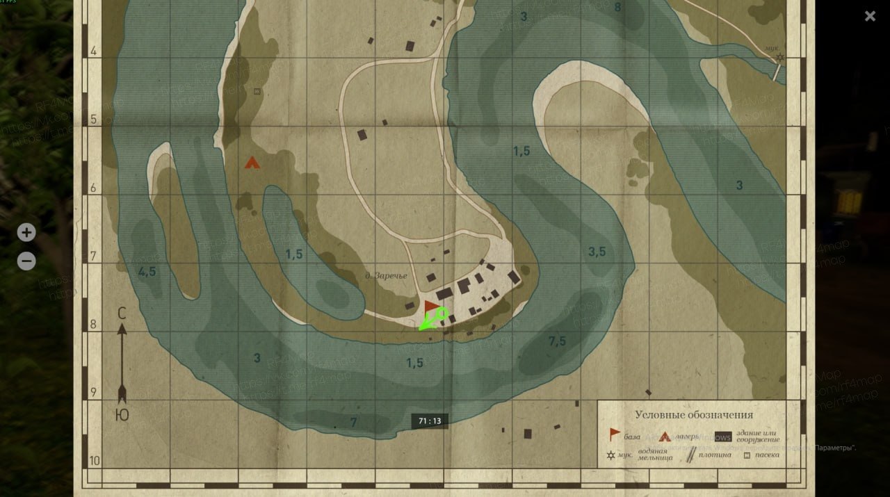 Sura River — Map