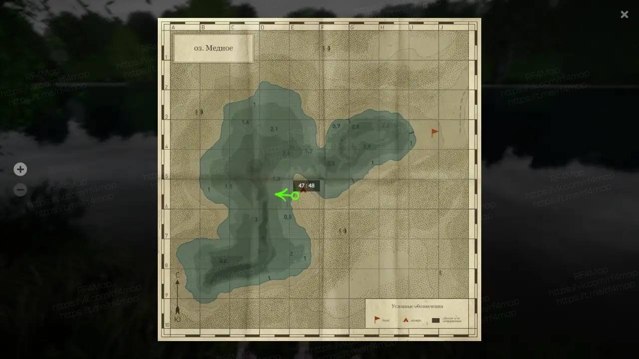 Copper Lake — Map