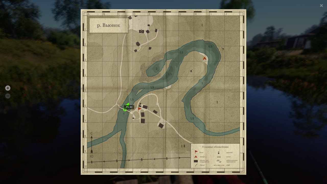 Winding Rivulet — Map