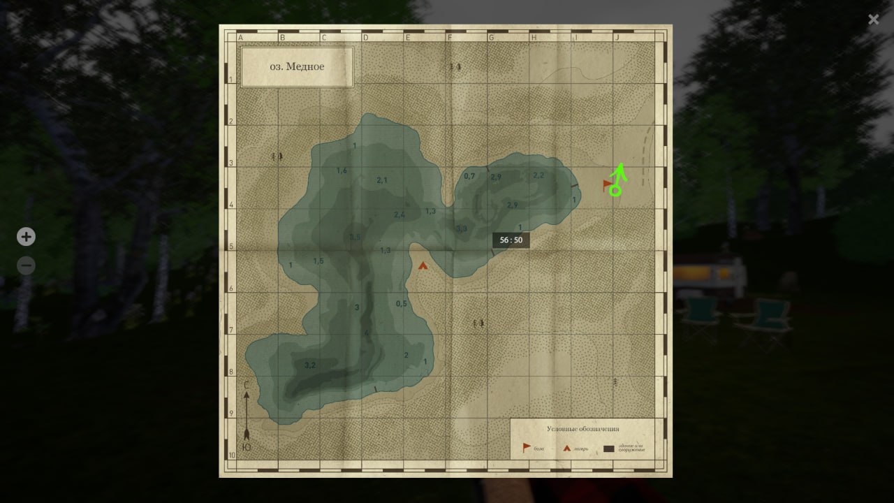 Copper Lake — Map
