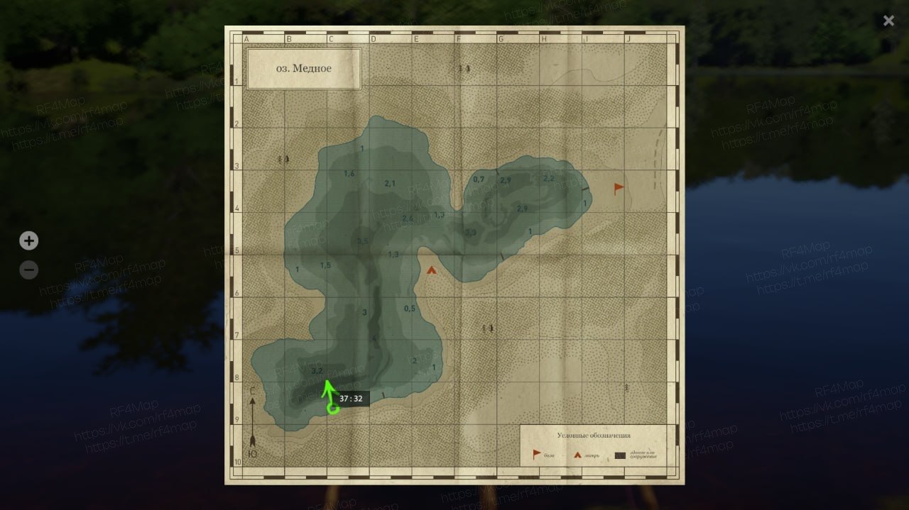 Copper Lake — Map
