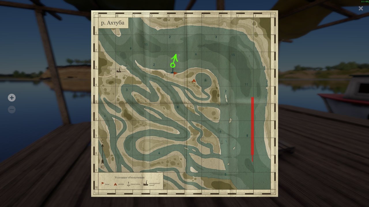 Карта — Река Ахтуба