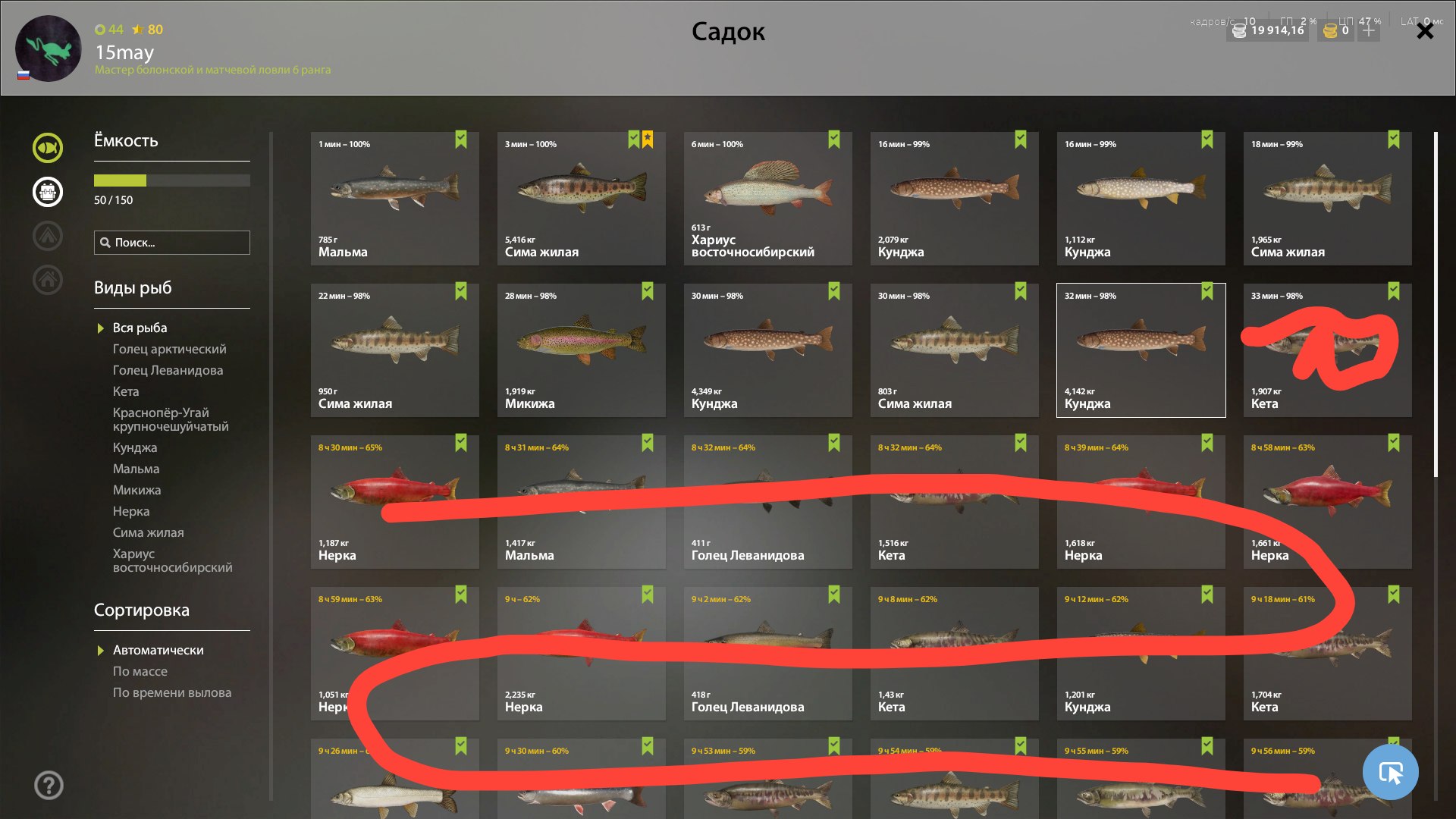 Садок — Река Яма