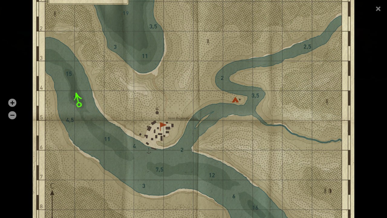 Lower Tunguska River — Map