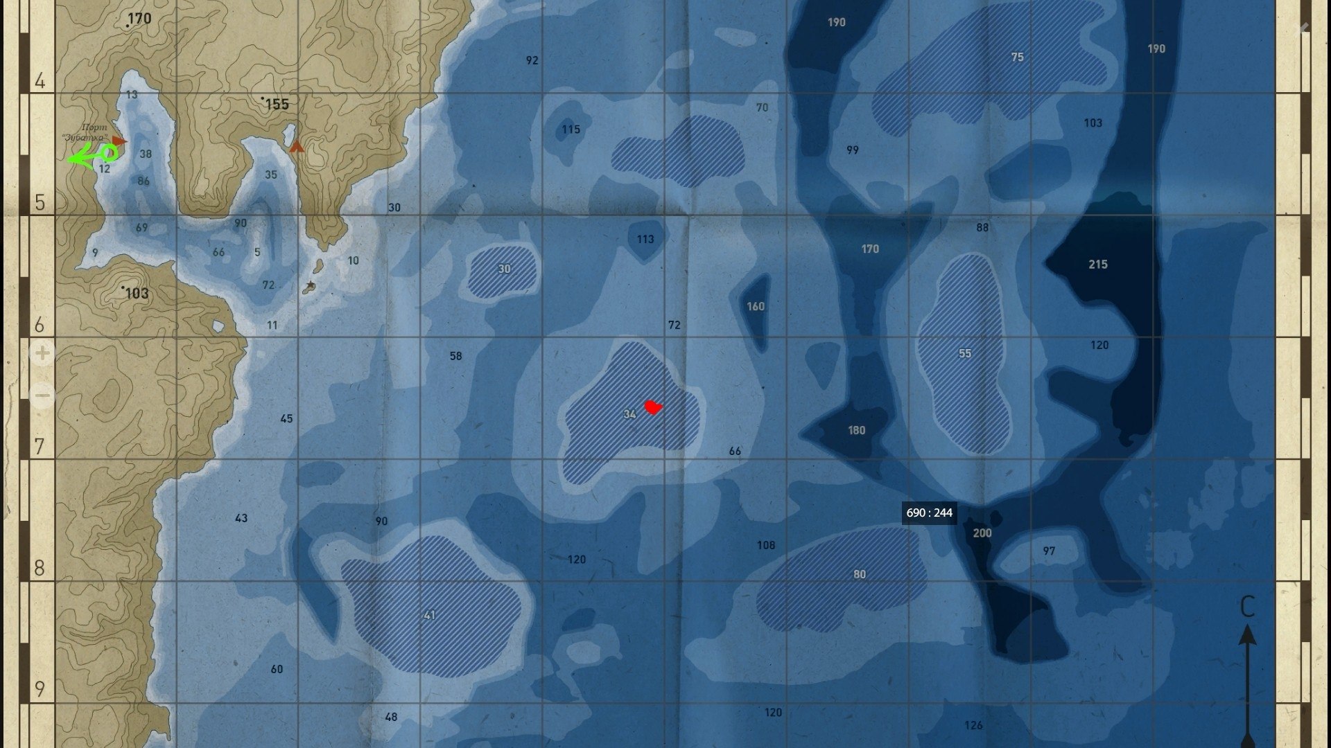 Норвежское море — Карта