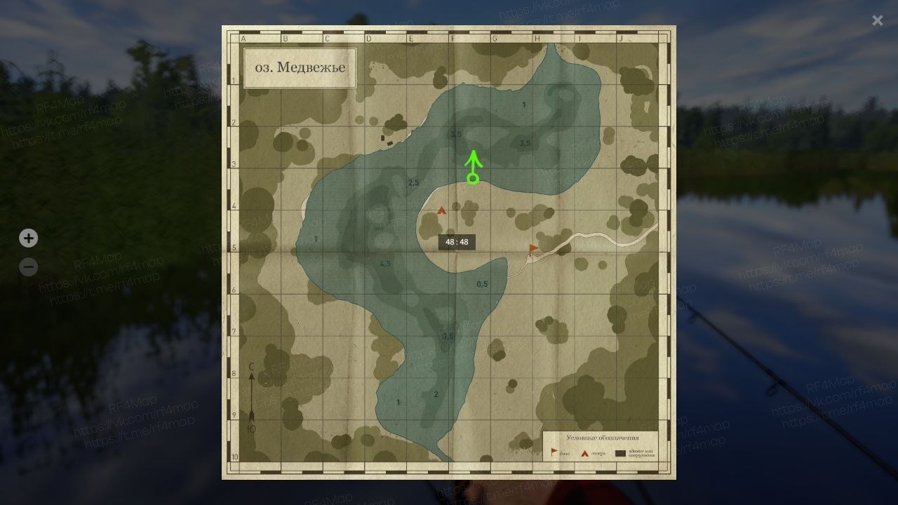 Bear Lake — Map