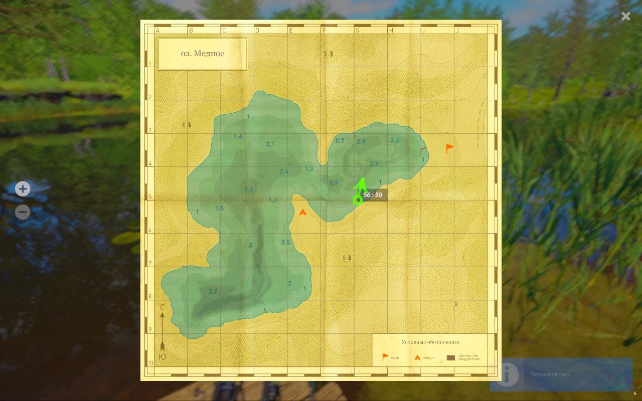 Copper Lake — Map