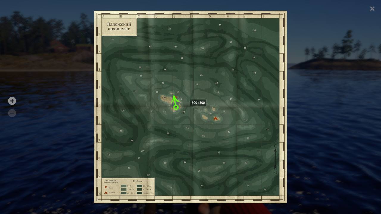 Карта — Ладожский архипелаг