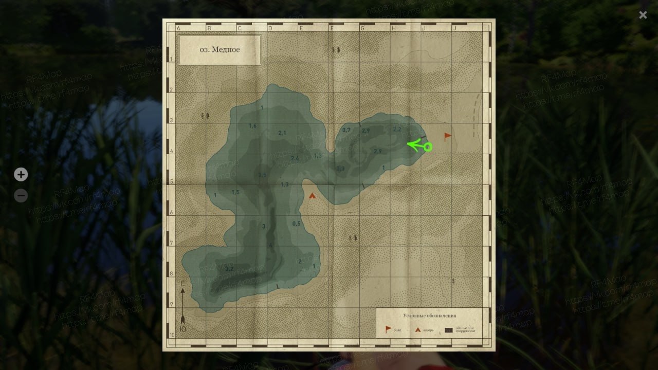Copper Lake — Map