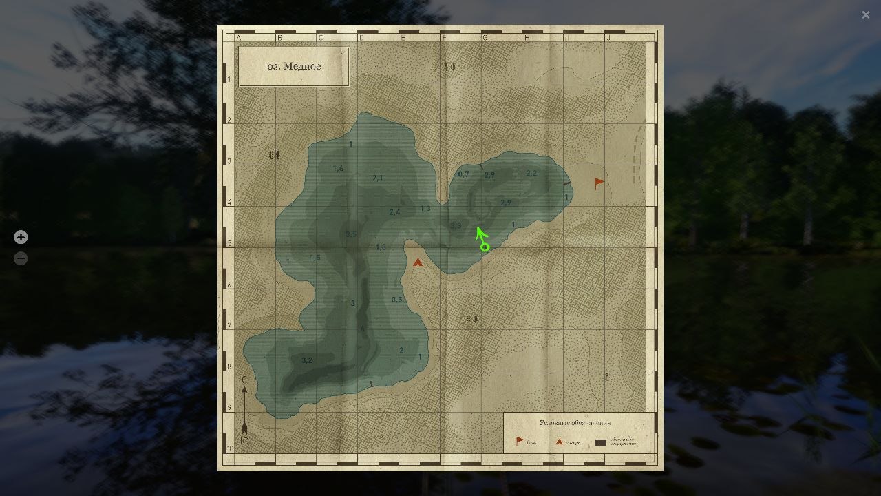 Copper Lake — Map