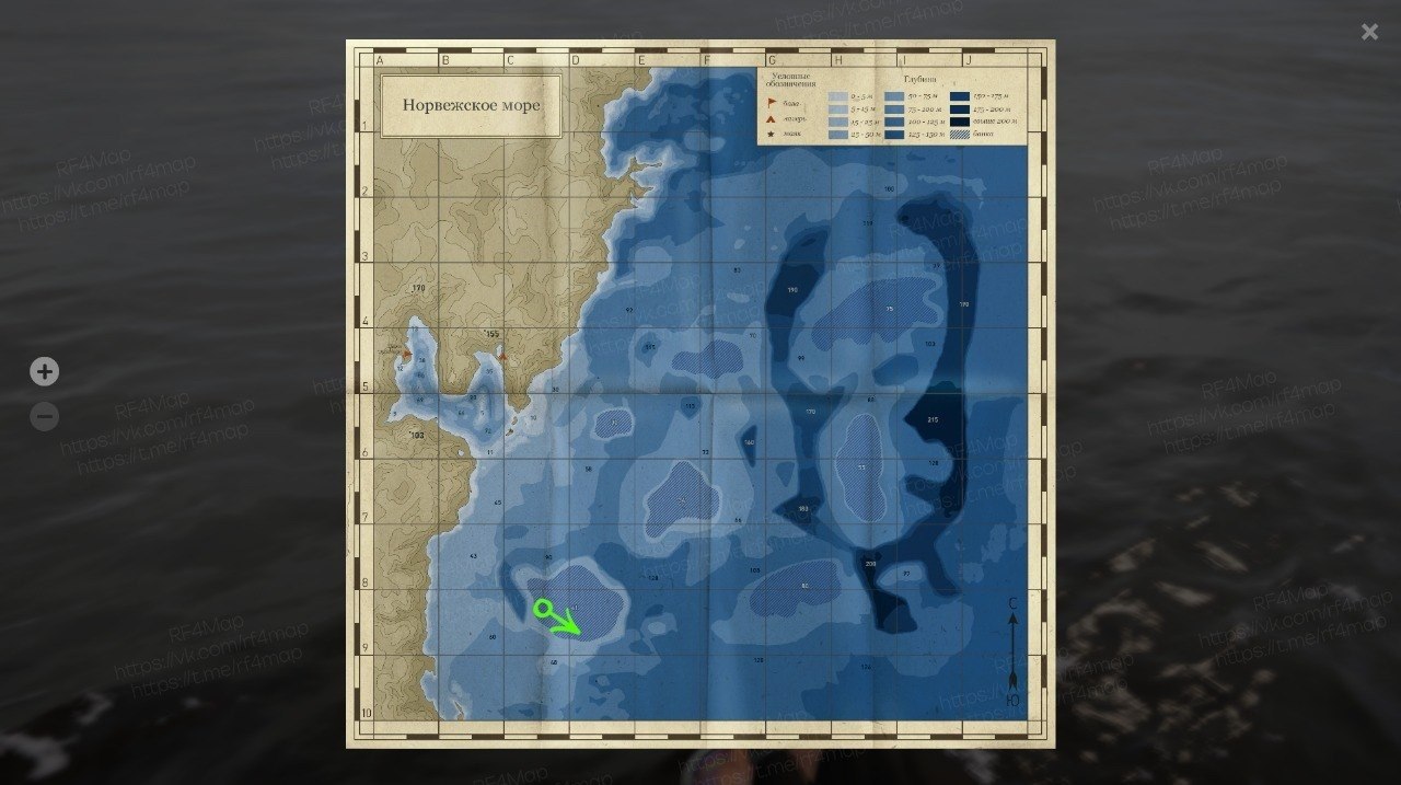 Norwegian Sea — Map