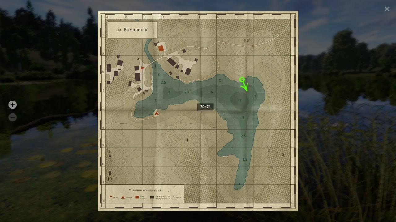 Mosquito Lake — Map