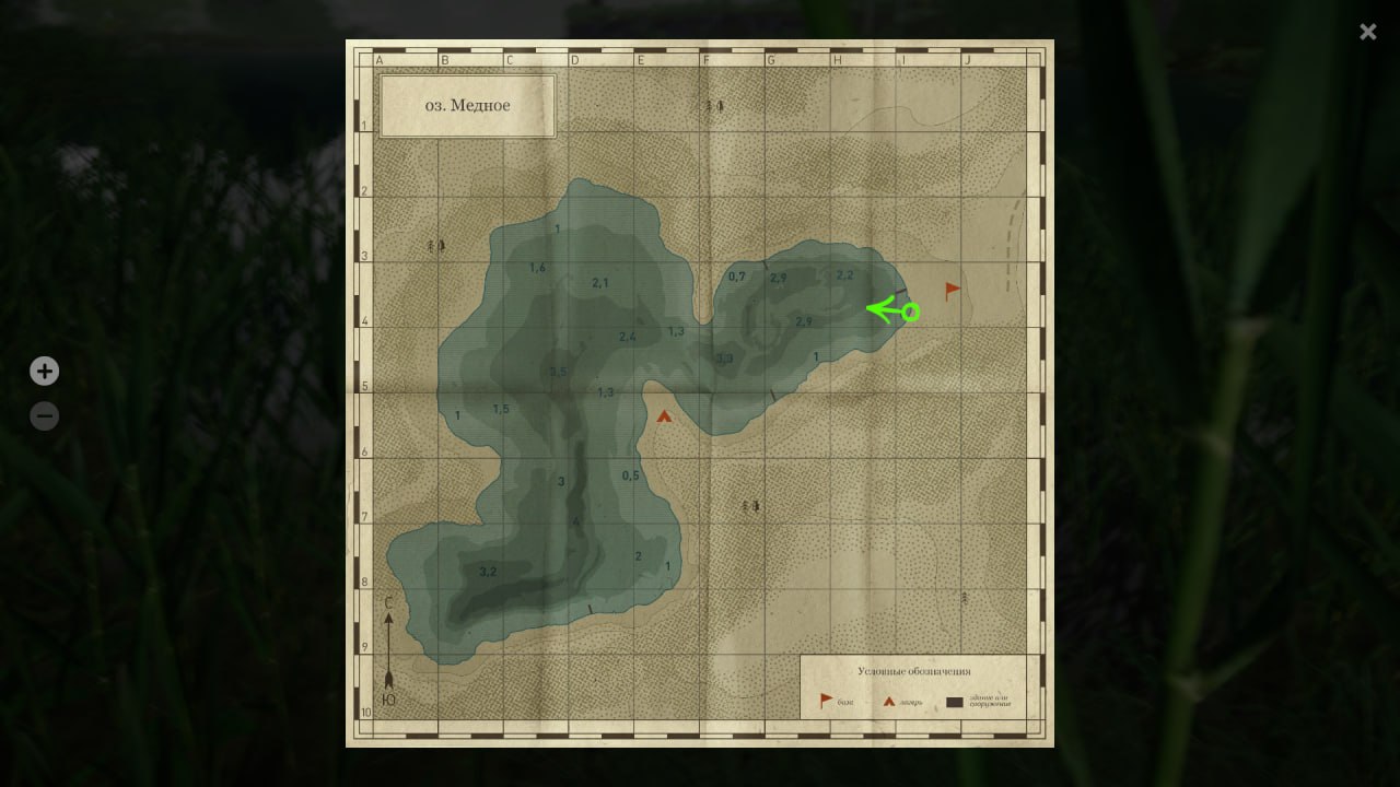 Copper Lake — Map