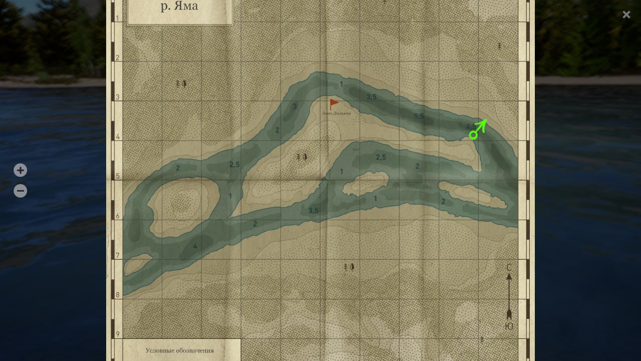 Карта — Река Яма
