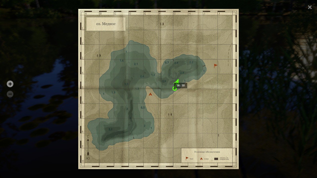 Copper Lake — Map