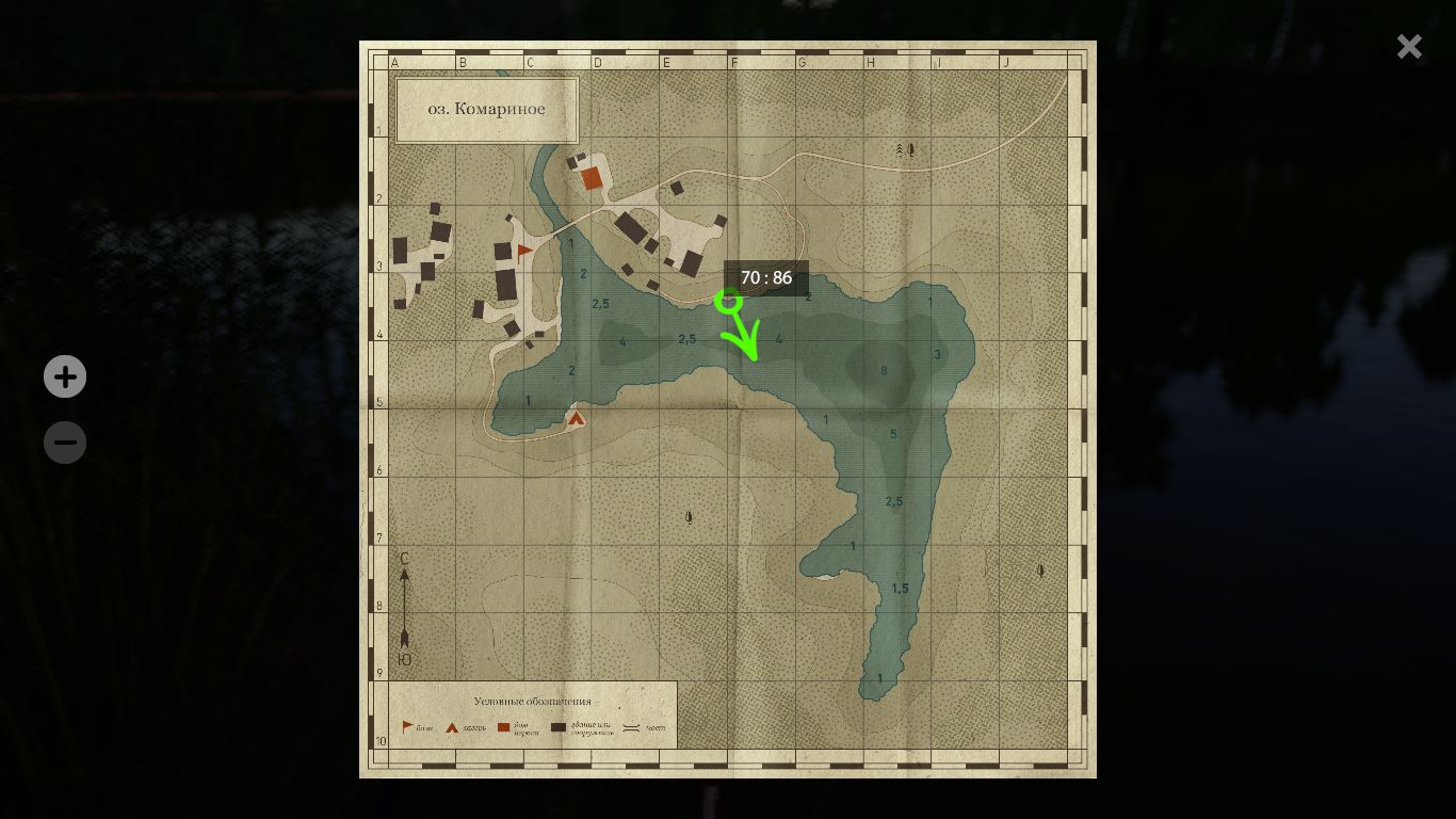 Mosquito Lake — Map
