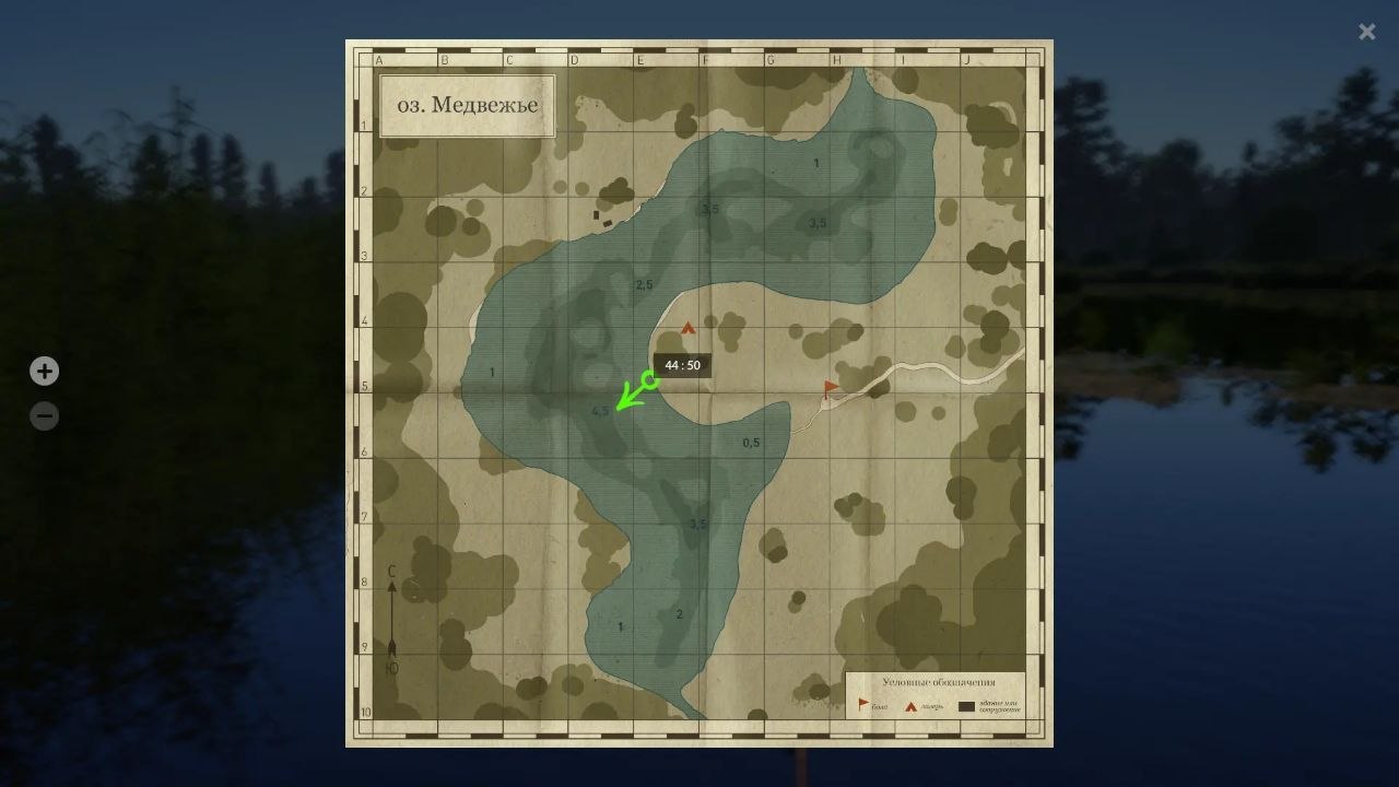 Bear Lake — Map