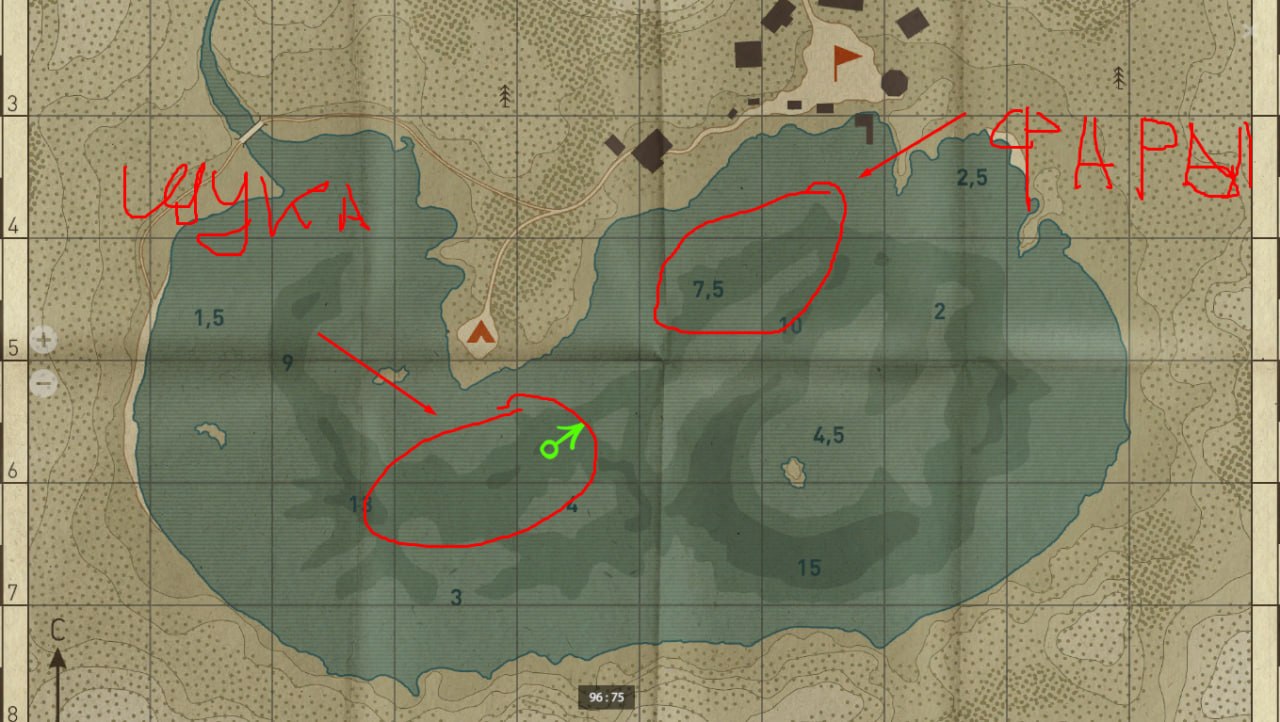 Kuori Lake — Map