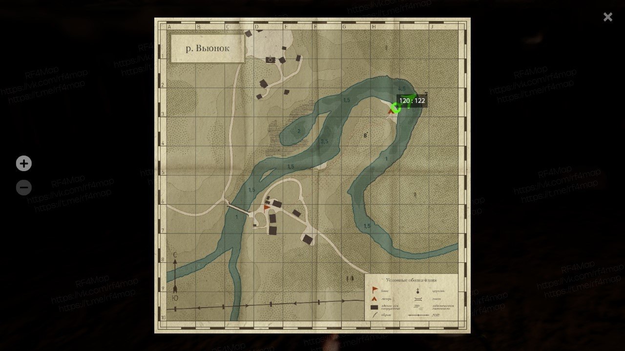 Winding Rivulet — Map