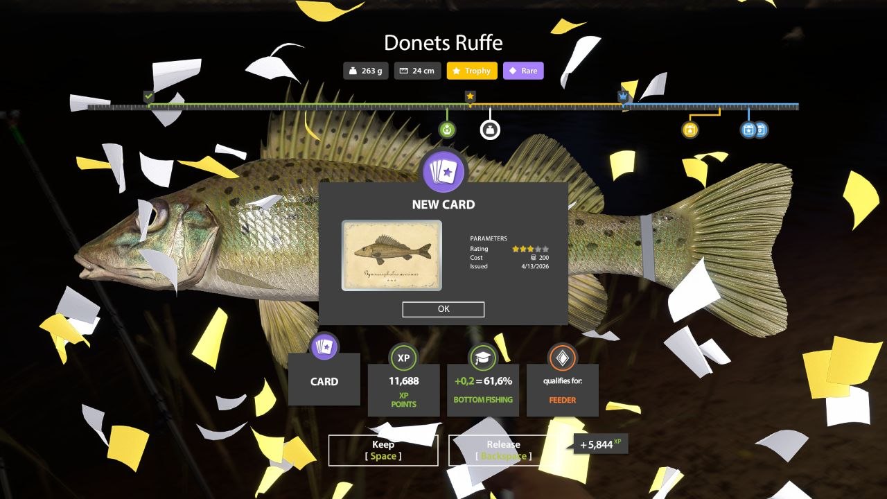 Река Вьюнок — Трофей