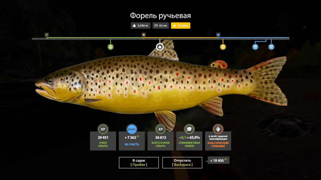 Трофей — Река Нижняя Тунгуска