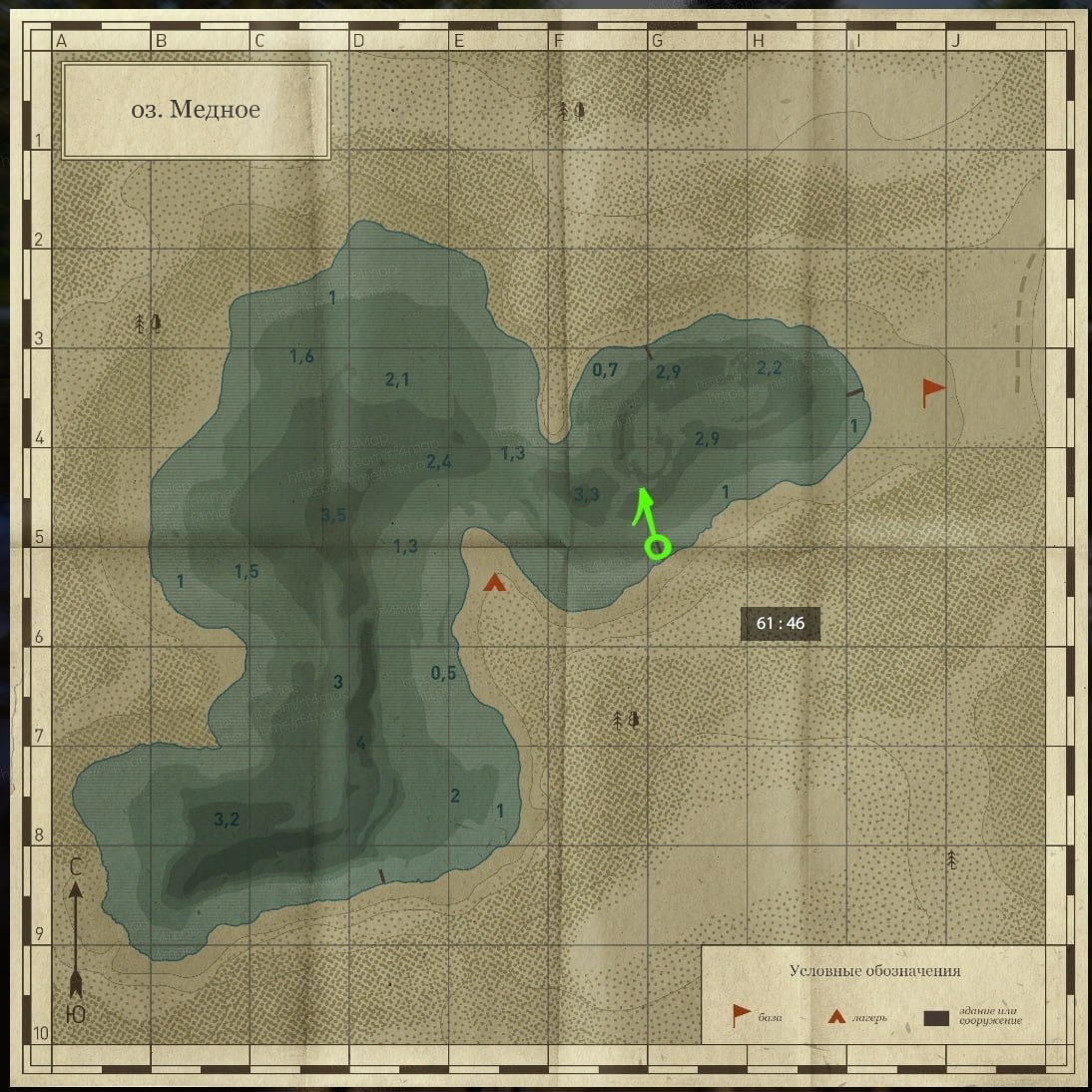 Copper Lake — Map