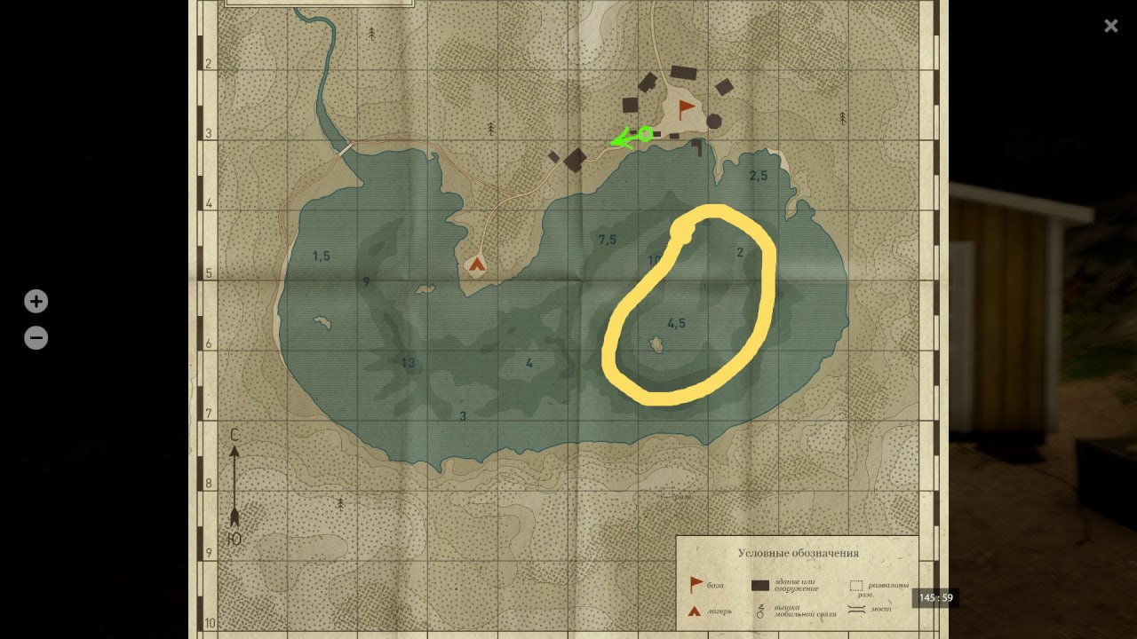 Kuori Lake — Map