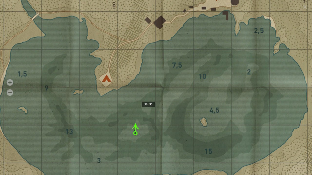Kuori Lake — Map