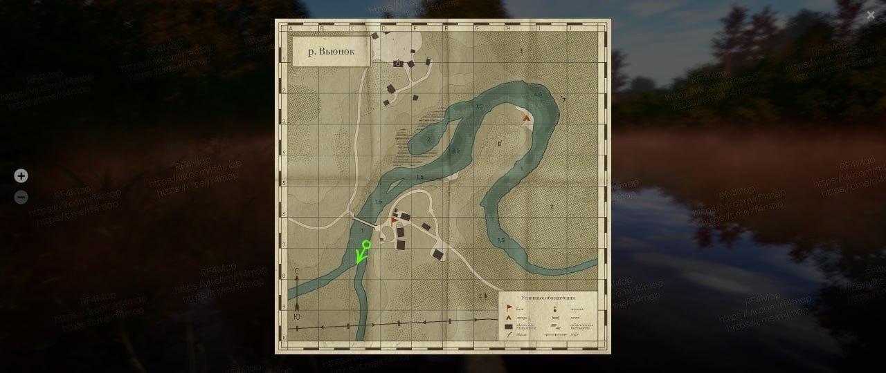 Winding Rivulet — Map