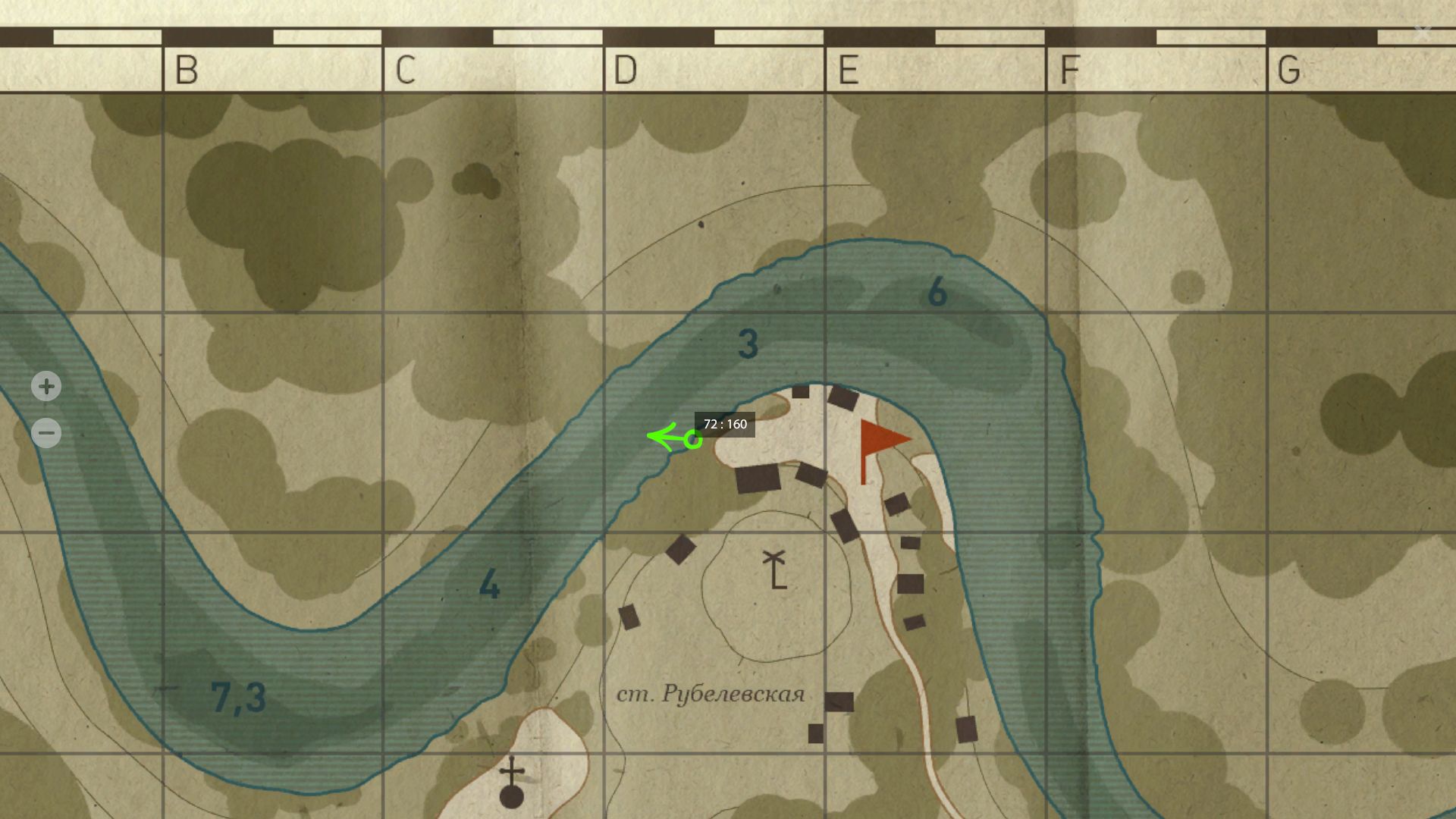 Seversky Donets River — Map