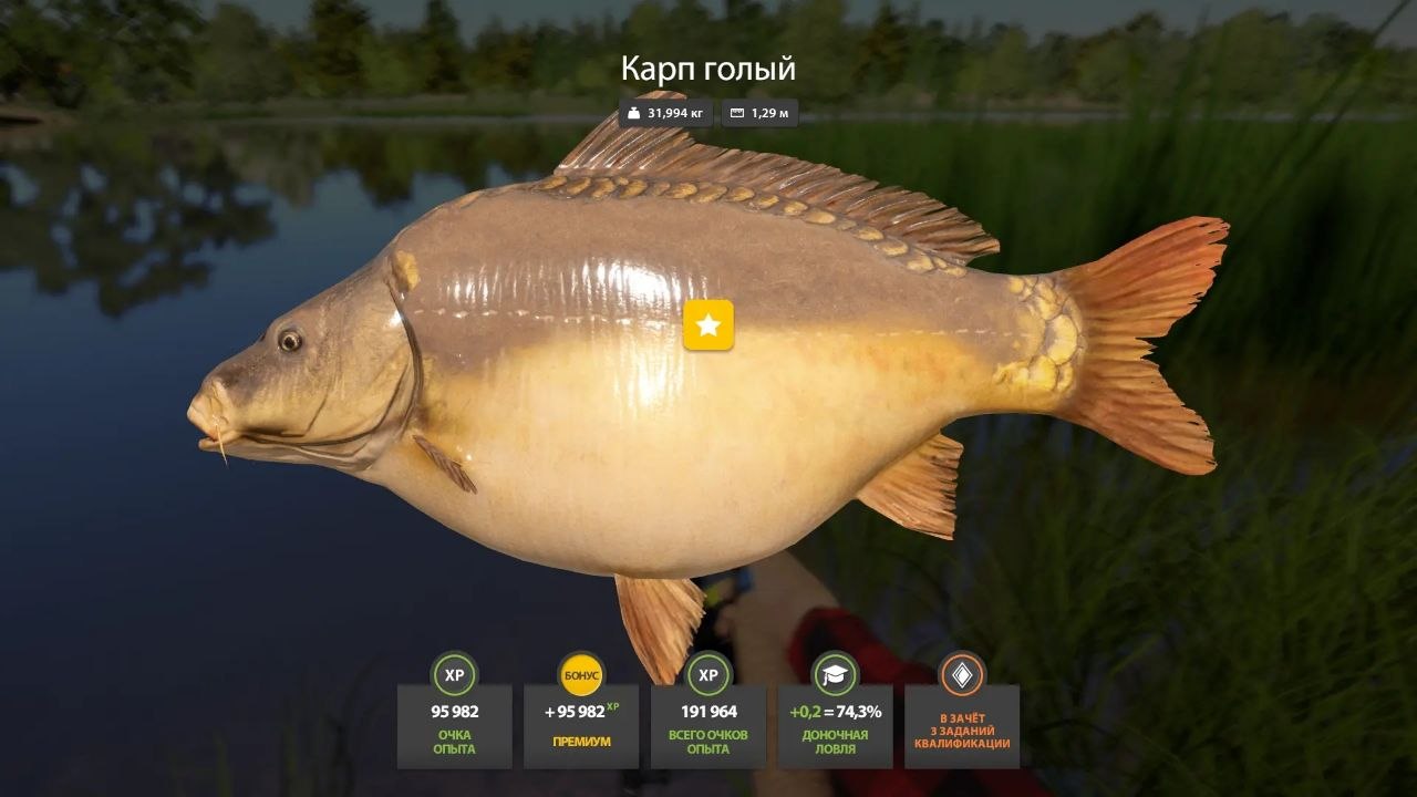 Трофей — Озеро Янтарное