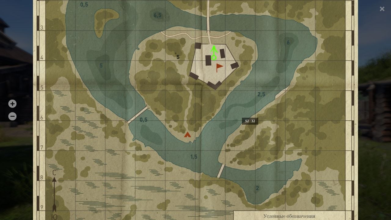 Old Burg Lake — Map