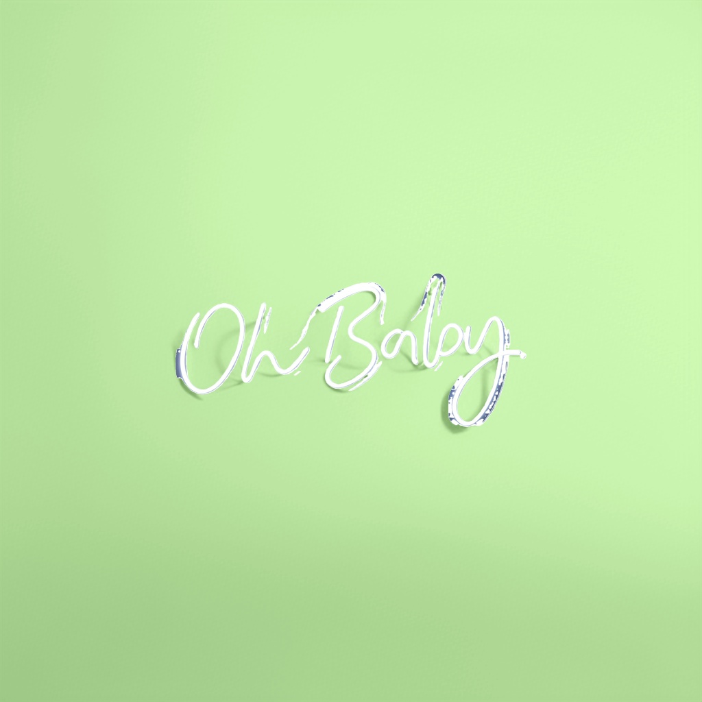 Неоновая вывеска OH Baby оптом из Китая — фотография 3